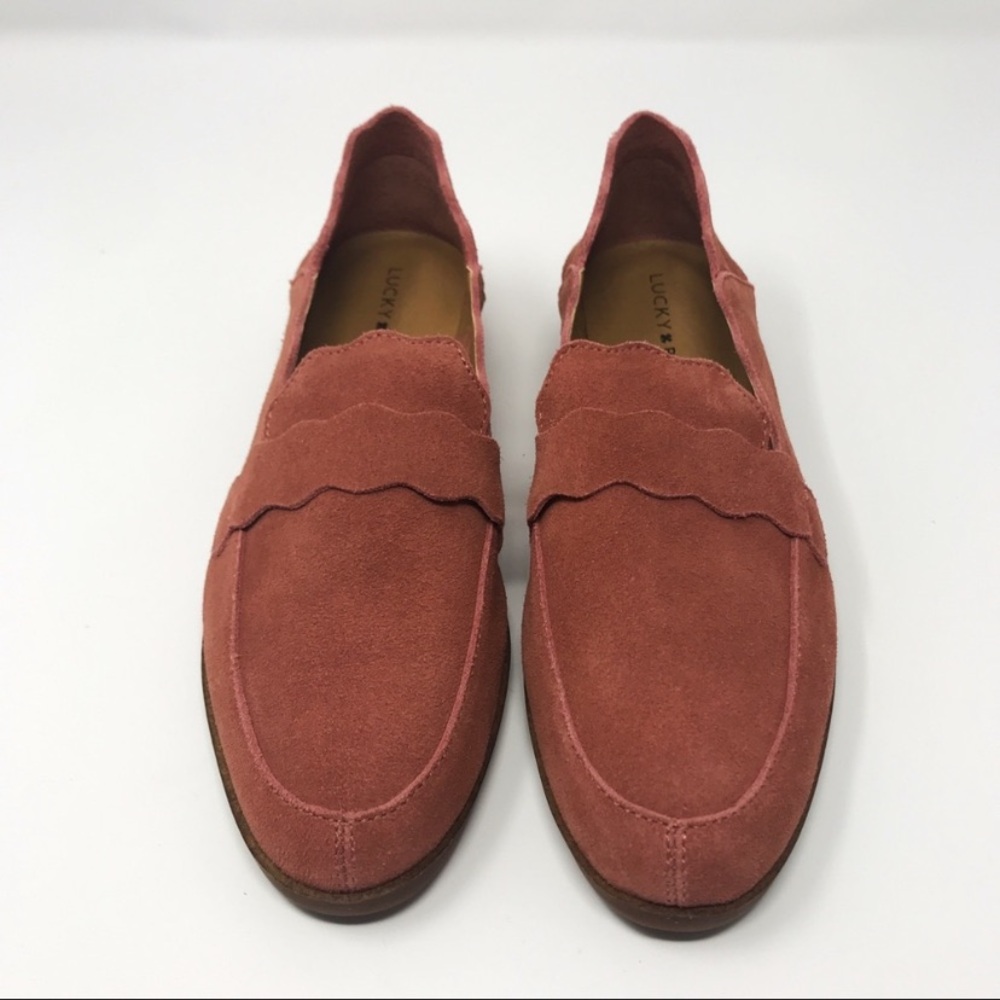 Lucky Brand Callister Rose Slip-On Leather Loafers 9.5 - Picture 4 of 8